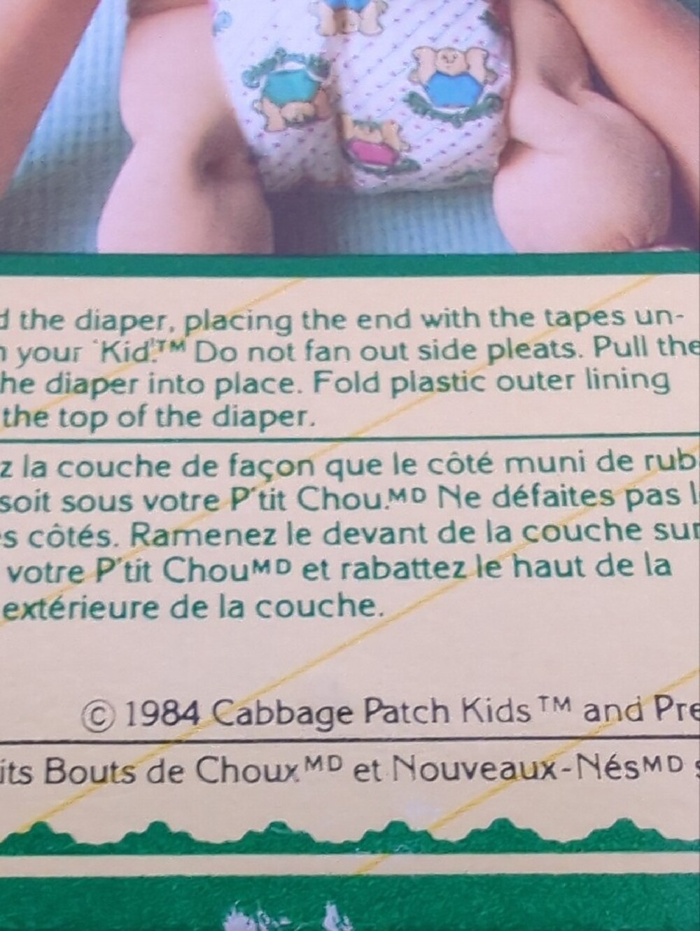 Cabbage Patch Kids Disposable Diapers In Box - Picture 7 of 7